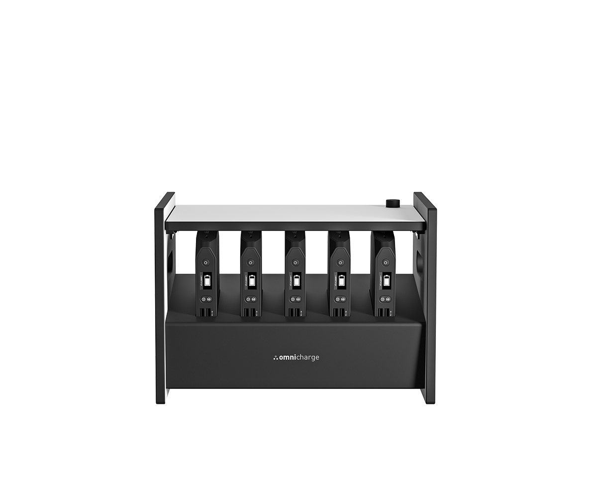 Portable Charging Station | Omni Locker Station 20C 5 Bay | Omnicharge