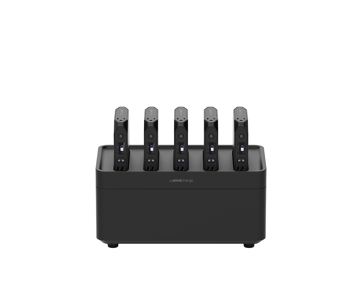 Omnicharge オムニチャージ Omni Power Station Portable Charging Station | Omni Power Station 20+ 5 Bay | Omnicharge