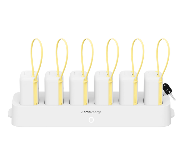 Portable Charging Station | Omni Locker Station 10E 6 Bay | Omnicharge